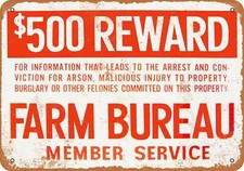 METAL SIGN - Farm Bureau