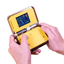 Pac-Man Arcade in a Tin. Handheld Retro Game with Original Sounds & Gameplay.