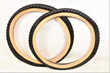 Pair Kids Bike Junior BMX 18 X1.75 Tyres Black Amberwall Comp 3 (Iii) 47 - 355