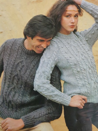 Lady mens warm cosy chunky - lady's/mens, &