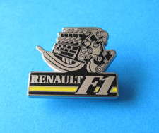 F1 Renault Engine Pin Badge. VGC. Enamel. Quality item. ?
