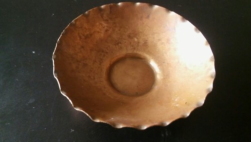 Hand hammered brass - hammered,