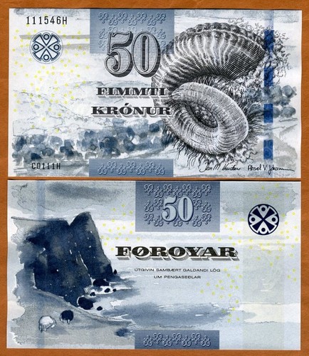 Faeroe faroe islands kronur - faroe,