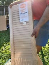 2X 672x305x28mm Louvre Doors