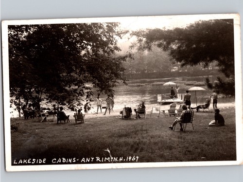 C1960 lakeside cabins antrim - c1960,