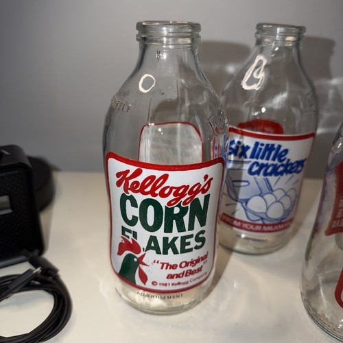 Vintage unigate milk bottles - unigate,