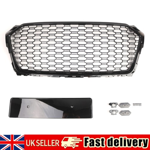 Front grille gloss black - grille,
