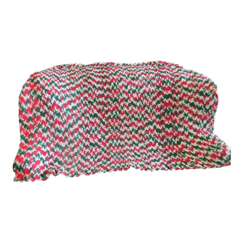 Hand crocheted afghan holiday - afghan,