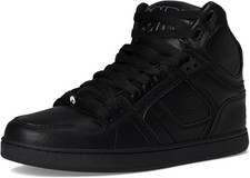 Osiris NYC 83 CLK Black Black Wrinkle Mens Hi Top Skate Trainers