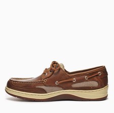 Sebago Clovehitch Waxed Leather Men's Boat Shoes Assorted Colours NEW