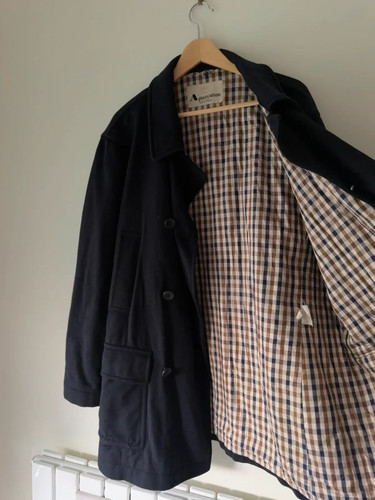 Vintage aquascutum navy blue - vintage,