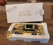 DANBURY MINT ASTON MARTIN DB5 JAMES BOND GOLD PLATED MODEL BRAND NEW BOXED