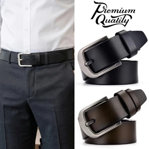Mens genuine leather belt - mens,