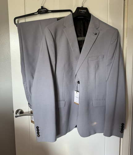 Farah grey purple - farah, slim