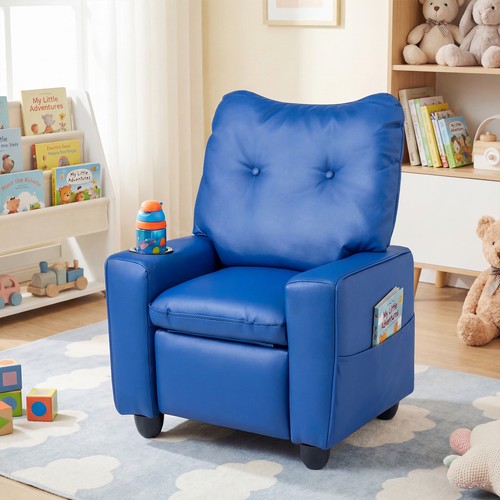 Kids recliner chair leather - recliner,