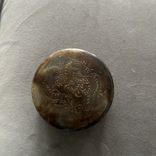 ANTIQUE SNUFF BOX WITH TORTOISE SHELL EFFECT MYTHICAL 