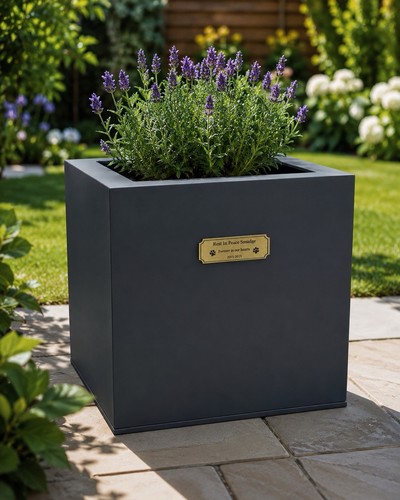 Pet memorial urn planter - urn,