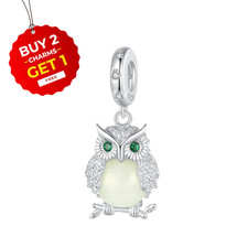 Glowing Owl S925 Sterling