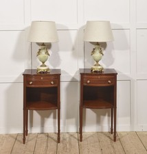 Pair of Mahogany Bedside