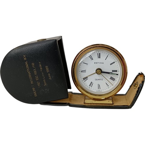 Estyma quartz travel clock - estyma,