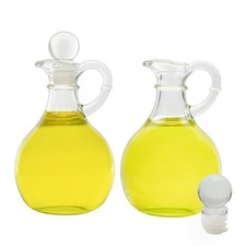 Glass Oil and Vinegar Cruets