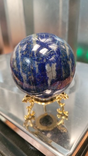 Lapis lazuli crystal sphere - lazuli,