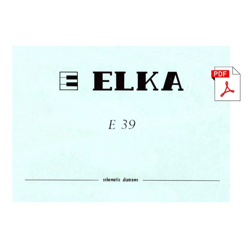 Elka service manual - service,