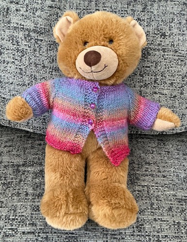 Hand knitted teddy bear - hand,