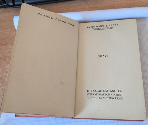 The compleat angler - compleat, isaak