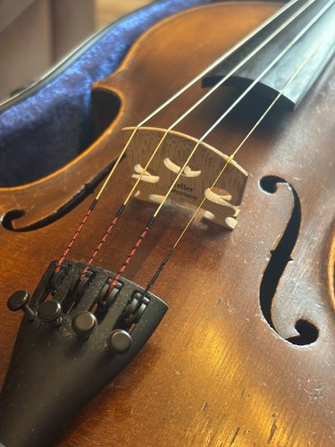 Antique german saxon violin - german,