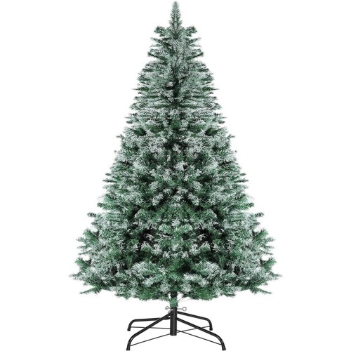4ft snow flocked christmas - flocked,