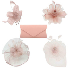 Dusty Pink Fascinator and