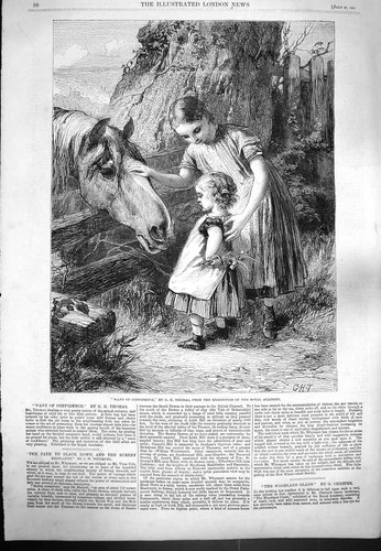 Original old antique print - original,