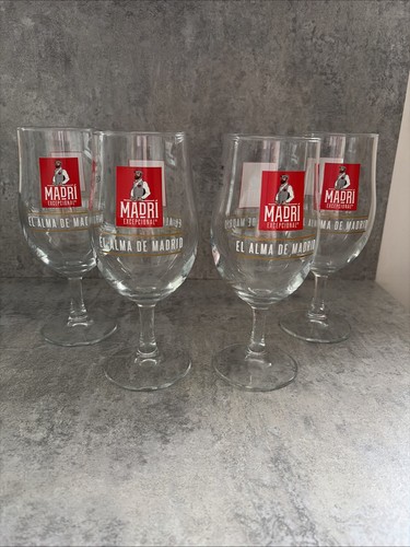 Brand new madri pint glasses - brand,