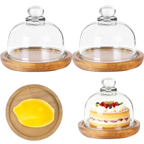 Pack wooden base mini cake - wooden,