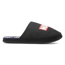 Marvel Mens Slippers Black