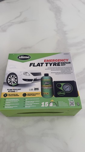 Slime flat tyre puncture - in,