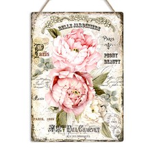Shabby chic peony flowers - peony,
