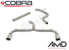 Cobra VW Golf GTI Mk8 2.0 TSI GPF Back Non Resonated Exhaust VW123