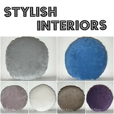 Handmade Round Naples Velvet