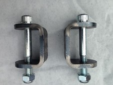 Pair Stub Axle Yokes for DIY Go Kart - Drift Trike - Trolley - Toylander 