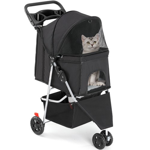 Foldable pet stroller for - foldable,