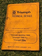 TRIUMPH 1500 SPITFIRE TR6 PI &