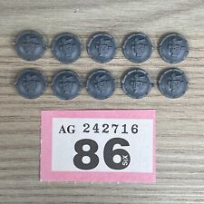 X 10 DWARF SHIELDS WARHAMMER FANTASY BATTLE AGE OF SIGMAR DWARVES THE OLD WORLD