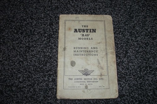 The austin a40 running - austin,