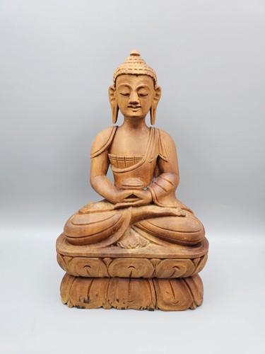 Vintage hand carved wooden - hand,