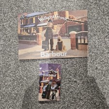 BNWT Wallace and gromit barbour christmas badge 2025