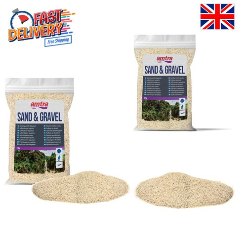 White quartz aquarium sand 2kg - white,