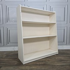 Retro Vintage Painted Wooden Bookcase Shelf Shelves Mid Century MCM Plywood