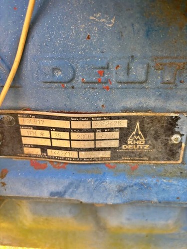 Deutz diesel model f3l912 - deutz,